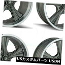 海外輸入ホイール 20x10リドラー651 5x5 / 5x127 0ガンメタルホイールリムセット(4) 20x10 Ridler 651 5x5/5x127 ...