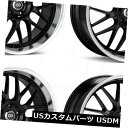 海外輸入ホイール 18x8エンケイルッソ5x120 40ブラックペイントホイールリムセット(4) 18x8 Enkei Lusso 5x120 40 Black Paint Wheels Rims Set(4)(2)