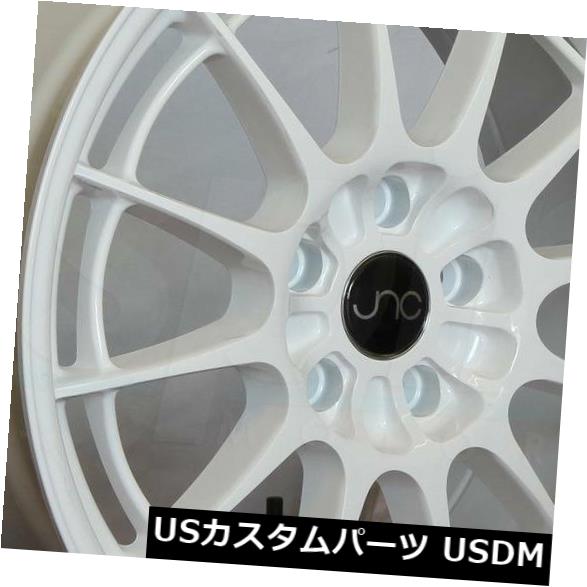 海外輸入ホイール 19x8.5 / 19x9.5 JNC 033 JNC033 5x120 35/35ホワイトホイールリムセット（4） 19x8.5/19x9.5 JNC 033 JNC033 5x120 35/35 White Wheel Rims set(4)