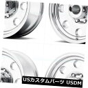 海外輸入ホイール 17x9 American Racing AR172 Baja 6x5.5 / 6x139.7 -12ポリッシュドホイールリムセット(4) 1...