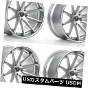 海外輸入ホイール 22x9 / 22x10.5 Rohana RC10 5x120 15/20シルバーホイールリムセット(4) 22x9/22x10.5 Roh...