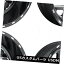 ͢ۥ 22x8.25ǳTriton D581 8x210 -195֥åߥɥۥॻåȡ4 22x8.25 Fuel Triton D581 8x210 -195 Black Milled Wheels Rims Set(4)