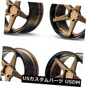 海外輸入ホイール 20x9 Ferrada FR3 5x120 35マットブロンズブラックリップホイールリムセット(4) 20x9 Ferrada FR3 5x...