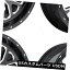 ͢ۥ 22x14 Fuel Titan D588 8x6.5 / 8x165.1 -75֥åߥɥۥॻåȡ4 22x14 Fuel Titan D588 8x6.5/8x165.1 -75 Black Milled Wheels Rims Set(4)