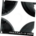 海外輸入ホイール 22x14フューエルオクタンD509 8x170 -76マットブラックホイールリムセット(4) 22x14 Fuel Octane D509 ...