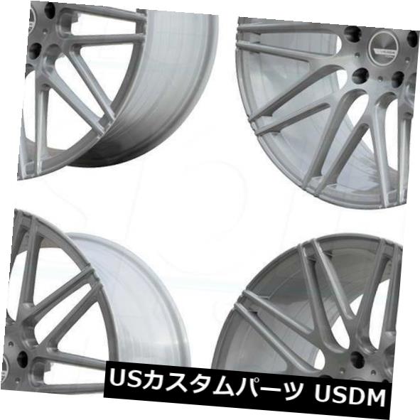 ͢ۥ 20x9 / 20x10.5 Verde VFF01 5x120 35/42֥åɥߥۥॻåȡ4 20x9/20x10.5 Verde VFF01 5x120 35/42 Brushed Aluminum Wheels Rims Set(4)