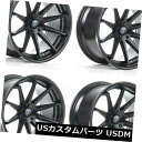 海外輸入ホイール 20x9 / 20x10 Rohana RC10 5x120 20/25マットブラックホイールリムセット(4) 20x9/20x10 Roha...