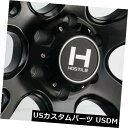 海外輸入ホイール 22x14敵対的なH113レイジ8x6.5 / 8x165.1 -76フルブラックホイールリムセット(4) 22x14 Hostile H11...