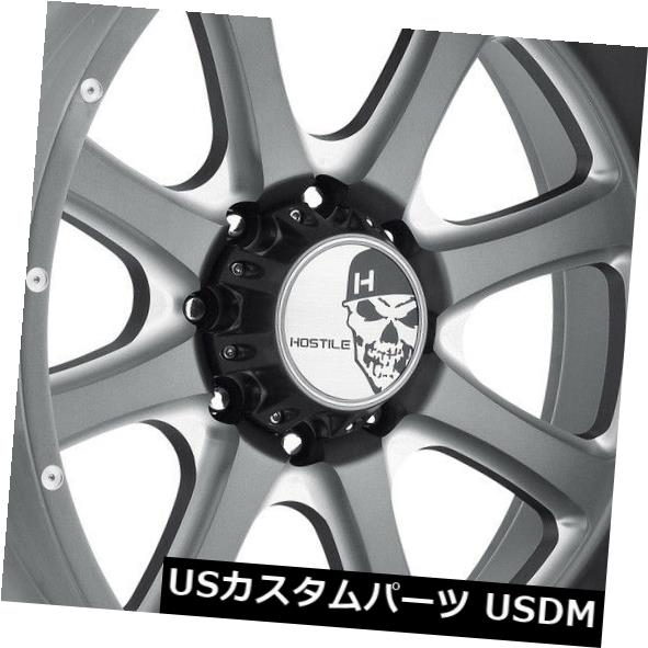 海外輸入ホイール 22x10 Hostile H105 Exile 8x6.5 / 8x165.1 -25 Gunmetal Wheels Rims Set（4） 22x10 Hostile H105 Exile 8x6.5/8x165.1 -25 Gunmetal Wheels Rims Set(4)