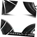 海外輸入ホイール 20x8.5 Savini BM14 5x112 32ブラックマシンホイールリムセット(4) 20x8.5 Savini BM14 5x112...