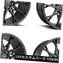 海外輸入ホイール 22x9ニッチスタッカートM183 5x114.3 38マットブラックホイールリムセット(4) 22x9 Niche Staccato M18...