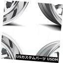 海外輸入ホイール 20x9フューエルタイタンD586 8x170 20ポリッシュホイールリムセット(4) 20x9 Fuel Titan D586 8x170 ...