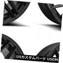 海外輸入ホイール 22x9ニッチガンマM224 5x120 38ブラックホイールリムセット(4) 22x9 Niche Gamma M224 5x120 38 ...