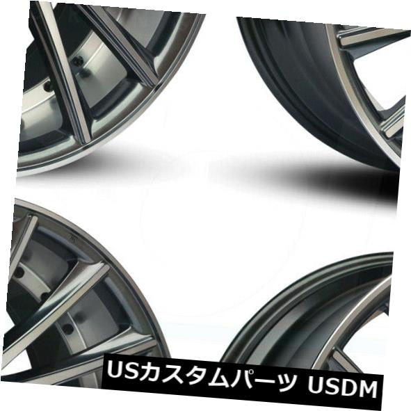 海外輸入ホイール 22x9ロードフォースRF16 5x120 28ピストレットメタルルージャンテセット（4） 22x9 Road Force RF16 5x120 28 Pistolet M?tal Roues Jantes Set (4)