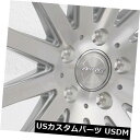 海外輸入ホイール 20x8.5 / 20x9.5 MRR HR9 5x114.3 20/20シルバーホイールリムセット(4) 20x8.5/20x9.5 MRR...
