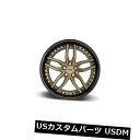 海外輸入ホイール 19x8.5 ET35ニッチM195メトス5x120ブロンズw /ブラックリップホイール 4個セット 19x8.5 ET35 Niche M195 Methos 5x120 Bronze w/ Black Lip Wheels Set of 4 