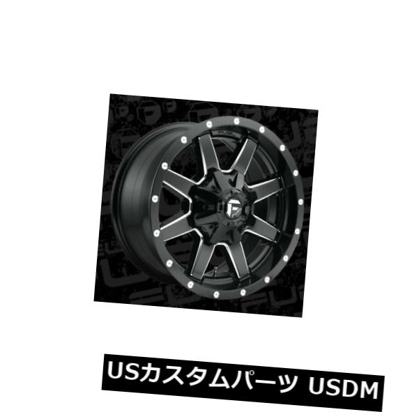 ͢ۥ 18x9 ET20 Fuel D610 Maverick 5x139.7 / 5x150 Black Milled Wheels4ĥåȡ 18x9 ET20 Fuel D610 Maverick 5x139.7/5x150 Black Milled Wheels (Set o...