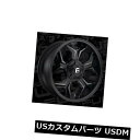海外輸入ホイール 20x9 ET1燃料D605アベンジャー5x139.7 / 5x150ブラック/機械加工DDTリム(4個セット) 20x9 ET1 Fuel D605 Avenger 5x139.7/5x150 Black/Machined DDT Rims (Set of 4)