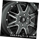 海外輸入ホイール 18x8 ET48 Fuel D538 Maverick 6x130ブラックミルドリム(4個セット) 18x8 ET48 Fuel D538 ...
