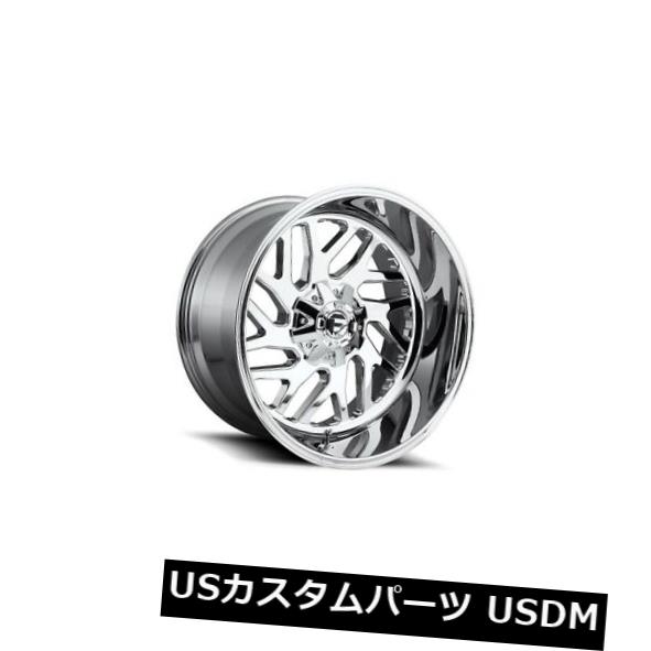 海外輸入ホイール 20x12 ET-43 Fuel D609 Triton 8x180 Chrome Wheels（4個セット） 20x12 ET-43 Fuel D609 Triton 8x180 Chrome Wheels (Set of 4)