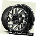 海外輸入ホイール 22x14フューエルD581 8x170 ET-75グロスブラックリム(4個セット) 22x14 FUEL D581 8x170 ET-75 ...