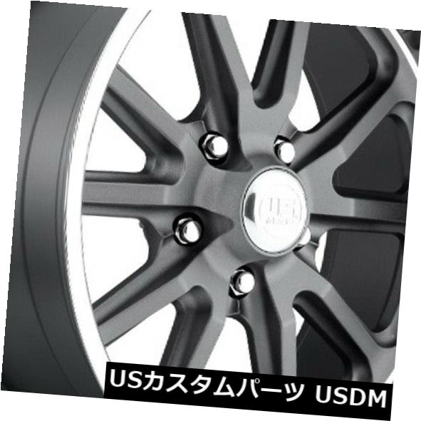 海外輸入ホイール 20x9.5 ET1 US Mag U111ランブラー5x127マット無煙炭リム（4個セット） 20x9.5 ET1 US Mag U111 Rambler 5x127 Matte Anthracite Rims (Set of 4)
