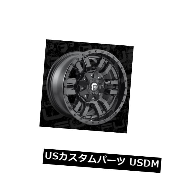 ͢ۥ 17x9 ET1 Fuel D596 Sledge 6x135 / 6x139.7 Matte Black w / Black Lip Rims4ĥåȡ 17x9 ET1 Fuel D596 Sledge 6x135/6x139.7 Matte Black w/ Black Lip Rims (Set of 4)