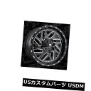 海外輸入ホイール 20x9 ET20 Fuel D581 Triton 6x135 / 6x139.7ブラックミルドリム(4個セット) 20x9 ET20 Fu...