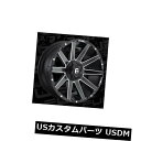 海外輸入ホイール 20x9 ET19 Fuel D616 Contra 6x120 / 6x139.7ブラックミルドホイール(4個セット) 20x9 ET19 ...