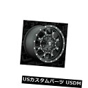 海外輸入ホイール 17x9 ET-12燃料D517クランク5x127 / 5x139.7ブラックミルドリム(4個セット) 17x9 ET-12 Fuel D51...