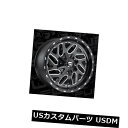 海外輸入ホイール 17x9 ET1 Fuel D581 Triton 6x135 / 6x139.7ブラックミルドホイール(4個セット) 17x9 ET1 Fu...