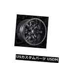 海外輸入ホイール 20x12 ET-45 Fuel D595 Sledge 6x135 / 6x139.7ブラックミルドホイール(4個セット) 20x12 ET...