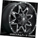 海外輸入ホイール 20x9 ET20燃料D567致死6x135 / 6x139.7ブラックミルドホイール(4個セット) 20x9 ET20 Fuel D567 ...