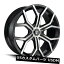 海外輸入ホイール 22x9.5 ET30ダブS209ロイヤリティ6x135 / 6x139.7ブラック/機械加工DDTリム（4個セット） 22x9.5 ET30 Dub S209 Royalty 6x135/6x139.7 Black/Machined DDT Rims (Set of 4)