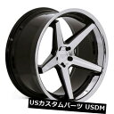 海外輸入ホイール 22x9 Ferrada FR3 5x112 +30マシンブラック/クロームリップホイール(4個セット) 22x9 Ferrada FR3 5...