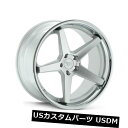 海外輸入ホイール 20x10.5 Ferrada FR3 5x108 ET38マシンシルバーホイール（4個セット） 20x10.5 Ferrada FR3 5x108 ET38 Machine Silver Wheels (Set of 4)