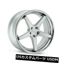 海外輸入ホイール 20x9 / 20x10.5 Ferrada FR3 5x114 +35/38マシンシルバーホイール（4個セット） 20x9/20x10.5 Ferrada FR3 5x114 +35/38 Machine Silver Wheels (Set of 4)