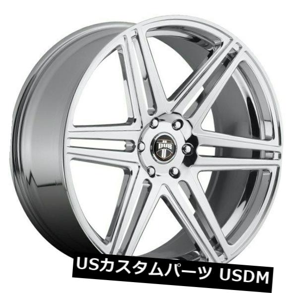 海外輸入ホイール 22x9.5ダブS122スキルズ6x139.7 ET30クロームリム（4個セット） 22x9.5 Dub S122 Skillz 6x139.7 ET30 Chrome Rims (Set of 4)