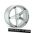 海外輸入ホイール 20x10.5 Ferrada FR3 5x114 ET25マシンシルバーホイール（4個セット） 20x10.5 Ferrada FR3 5x114 ET25 Machine Silver Wheels (Set of 4)