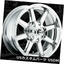 COAzC[ 20x8.25RD536 8x6.5 ET-265Ni4Zbgj 20x8.25 FUEL D536 8x6.5 ET-265 Chrome Rims (Set of 4)