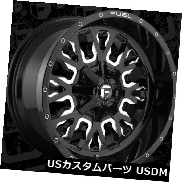 ͢ۥ 22x12ե塼D611 5x5.5 / 150 ET-44֥åۥ4ĥåȡ 22x12 FUEL D611 5x5.5/150 ET-44 Gloss Black Wheels (Set of 4)