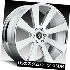 海外輸入ホイール 22x9.5ダブS131 8ボール6x139.7 ET30クロームリム（4個セット） 22x9.5 Dub S131 8-Ball 6x139.7 ET30 Chrome Rims (Set of 4)