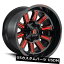 ͢ۥ 22x12ե塼D621 8x170 ET-44åɥۥ4ĥåȡ 22x12 FUEL D621 8x170 ET-44 Gloss RED Wheels (Set of 4)