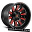 ͢ۥ 20x12ե塼D621 8x6.5 ET-44 RED4ĥåȡ 20x12 FUEL D621 8x6.5 ET-44 RED Rims (Set of 4)