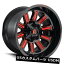 ͢ۥ 20x12ե塼D621 8x170 ET-44 RED4ĥåȡ 20x12 FUEL D621 8x170 ET-44 RED Rims (Set of 4)