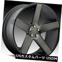 海外輸入ホイール 30x10ダブバラーS116 5x5.5 ET25ブラックマシンDDTホイール（4個セット） 30x10 Dub Baller S116 5x5.5 ET25 Black Machine DDT Wheels (Set of 4)