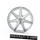 海外輸入ホイール 20x9 / 20x11 Rohana RC7 5x112 +25/28マシンシルバーホイール（4個セット） 20x9/20x11 Rohana RC7 5x112 +25/28 Machine Silver Wheels (Set of 4)