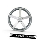 海外輸入ホイール 20x9 / 20x11 Rohana RC22 5x114mm +15/20マシンシルバーホイール（4個セット） 20x9/20x11 Rohana RC22 5x114mm +15/20 Machine Silver Wheels (Set of 4)