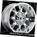 海外輸入ホイール 20x10燃料D516クランク8x180 ET-12クロームリム（4個セット） 20x10 Fuel D516 Krank 8x180 ET-12 Chrome Rims (Set of 4)