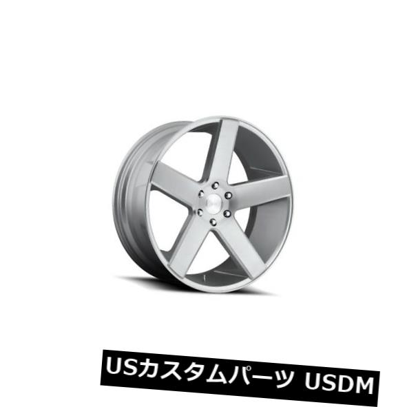 海外輸入ホイール 24x10 DUB S218 6x5.5 ET30 RSL-Gloss SIL BSHホイール（4個セット） 24x10 DUB S218 6x5.5 ET30 RSL-Gloss SIL BSH Wheels (Set of 4)